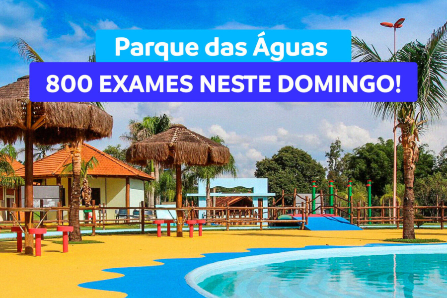 Parque das Águas terá exames gratuitos neste domingo (19)